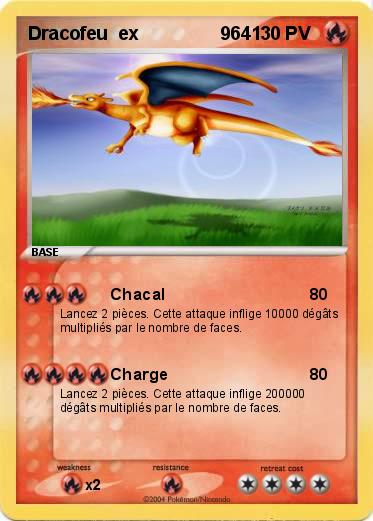 Pokemon Dracofeu  ex                9641 