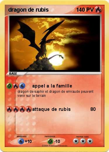 Pokemon dragon de rubis