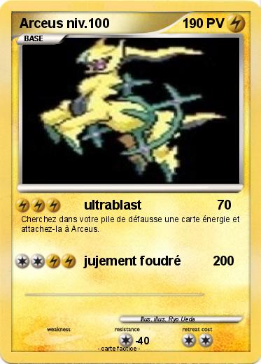 Pokemon Arceus niv.100
