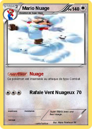 Pokemon Mario Nuage