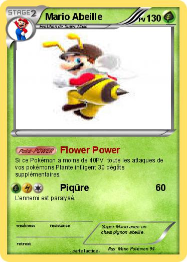 Pokemon Mario Abeille