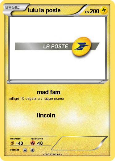 Pokemon lulu la poste