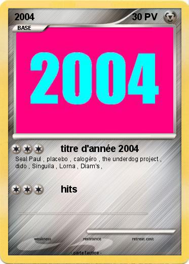 Pokemon 2004