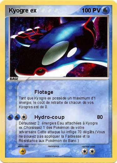 Pokemon Kyogre ex