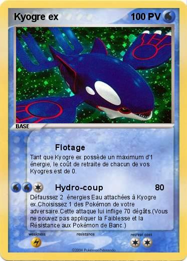 Pokemon Kyogre ex