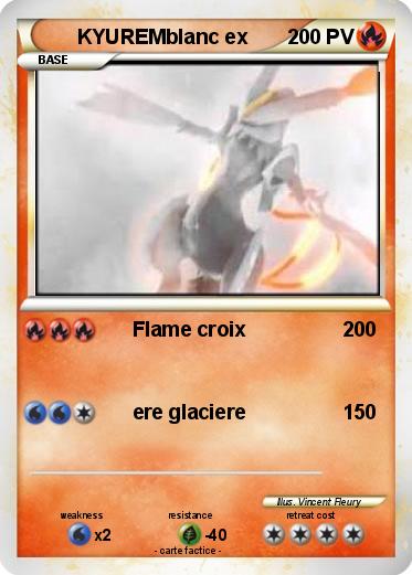 Pokemon KYUREMblanc ex