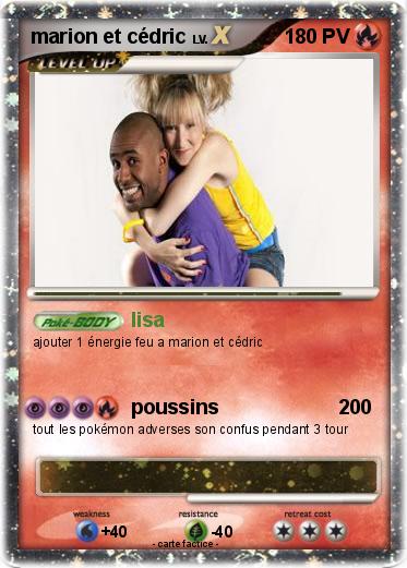 Pokemon marion et cédric