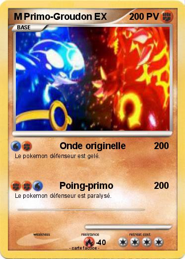 Pokemon M Primo-Groudon EX