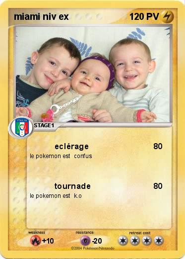 Pokemon miami niv ex