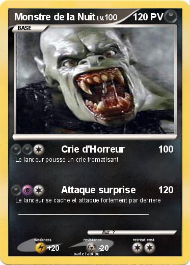 Pokemon Monstre de la Nuit