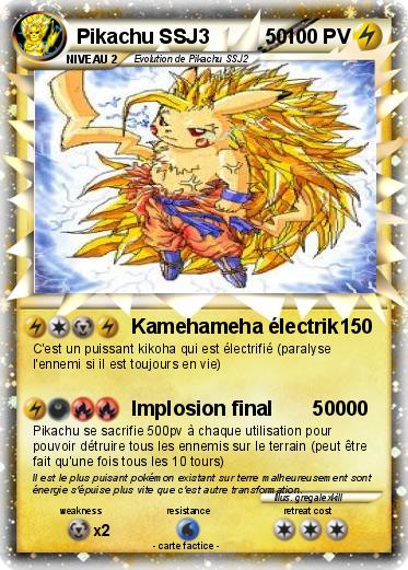 Pokemon Pikachu SSJ3          50