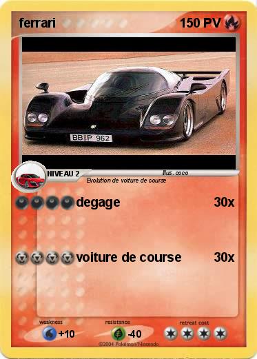 Pokemon ferrari