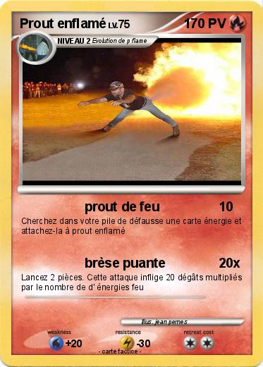 Pokemon Prout enflamé