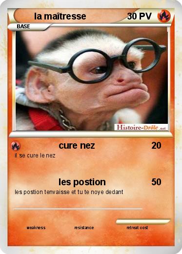 Pokemon la maîtresse