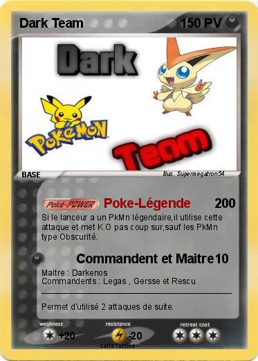 Pokemon Dark Team