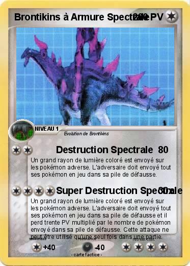 Pokemon Brontikins à Armure Spectrale