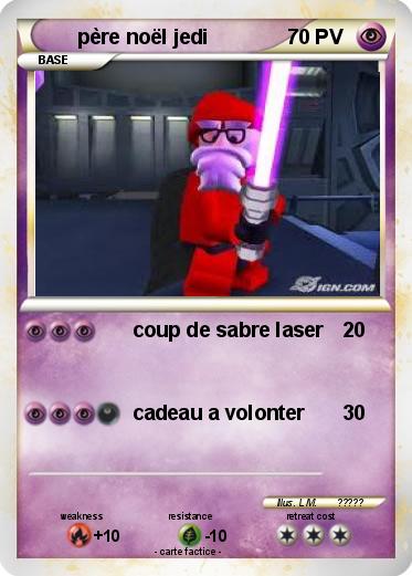 Pokemon père noël jedi