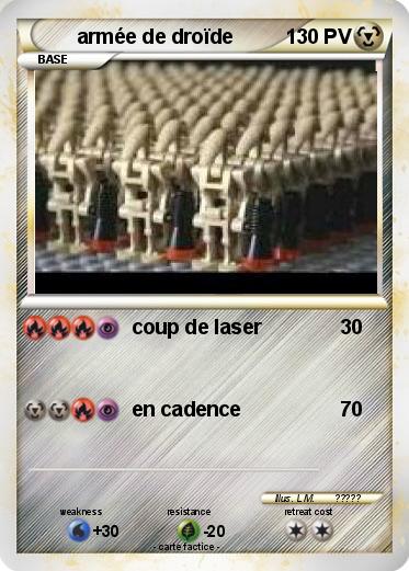 Pokemon armée de droïde