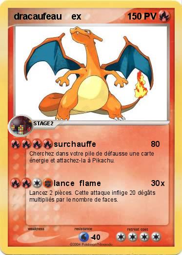 Pokemon dracaufeau    ex