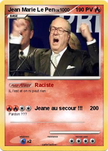 Pokemon Jean Marie Le Pen