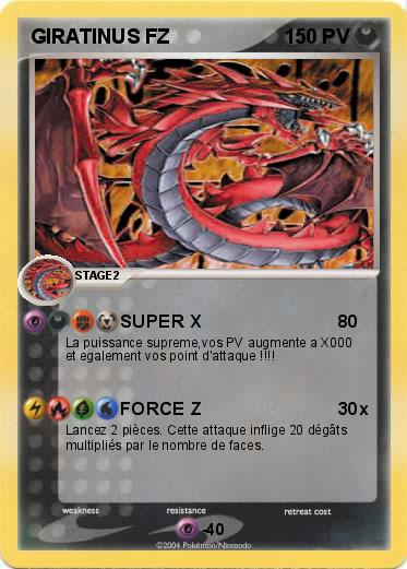 Pokemon GIRATINUS FZ