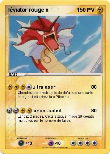 Pokemon léviator rouge x