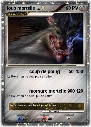 Pokemon loup mortelle