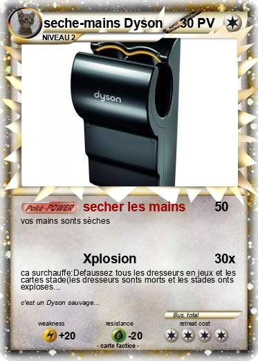 Pokemon seche-mains Dyson