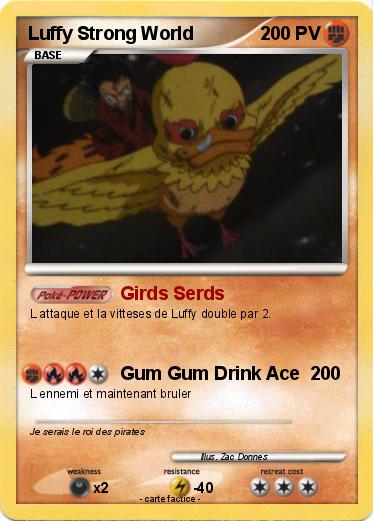 Pokemon Luffy Strong World