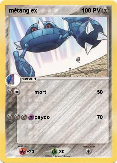Pokemon métang ex