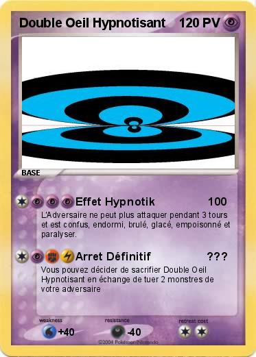 Pokemon Double Oeil Hypnotisant