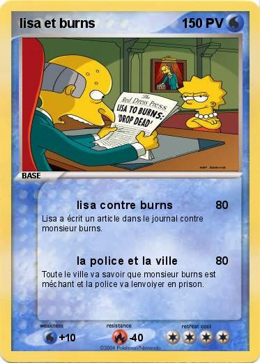 Pokemon lisa et burns
