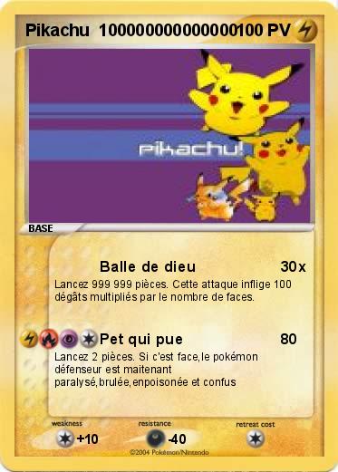 Pokemon Pikachu  100000000000000