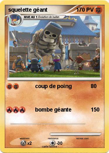 Pokemon squelette géant