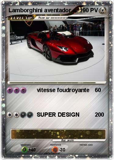 Pokemon Lamborghini aventador