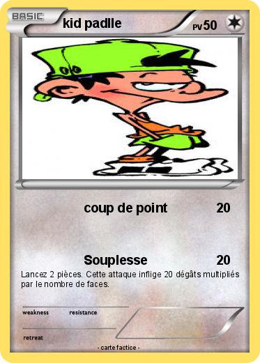Pokemon kid padlle