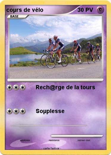 Pokemon coµrs de vélo