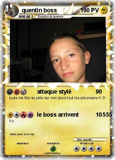 Pokemon quentin boss