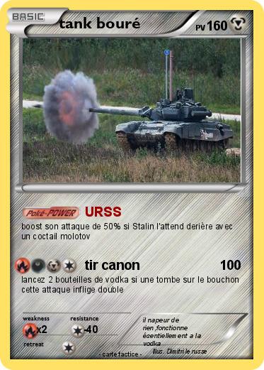 Pokemon tank bouré