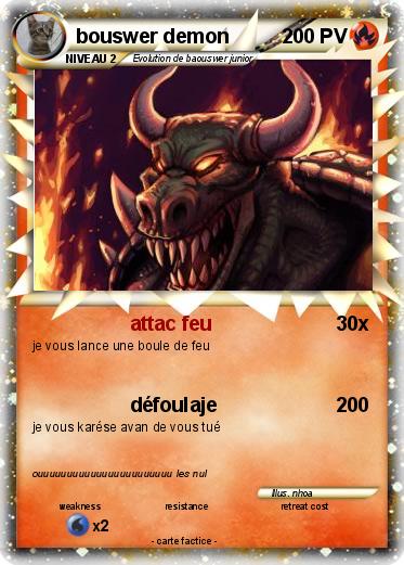 Pokemon bouswer demon