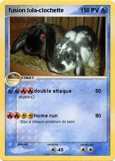 Pokemon fusion lola-clochette
