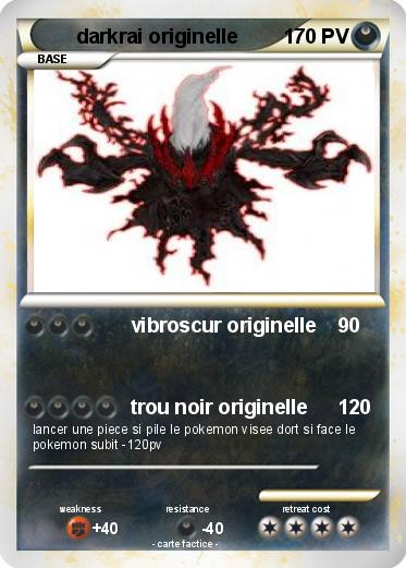 Pokemon darkrai originelle