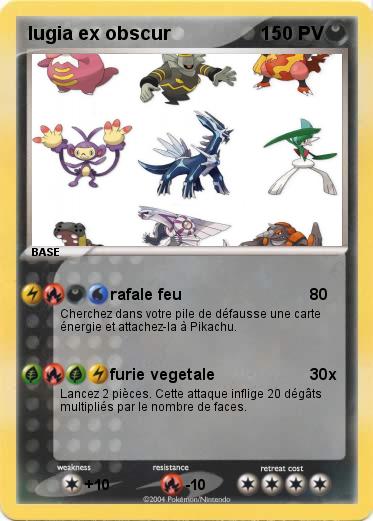 Pokemon lugia ex obscur