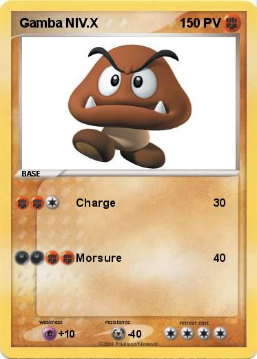 Pokemon Gamba NIV.X