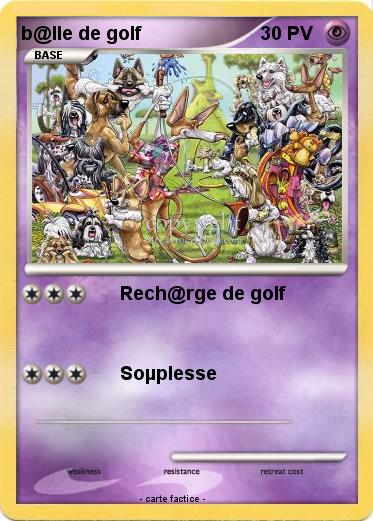 Pokemon b@lle de golf