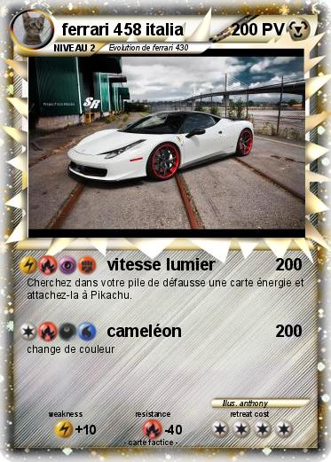 Pokemon ferrari 458 italia