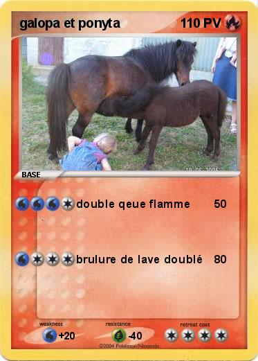 Pokemon galopa et ponyta