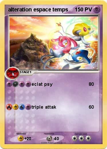 Pokemon alteration espace temps