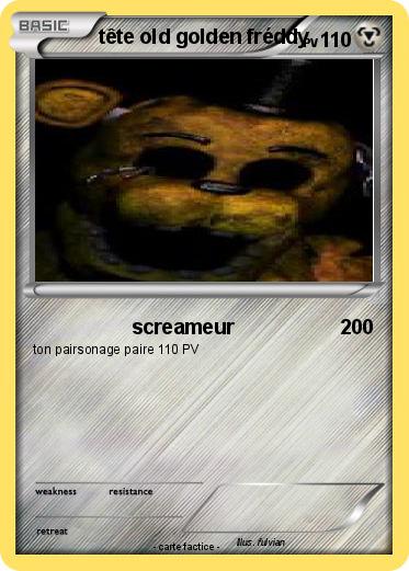 Pokemon tête old golden fréddy