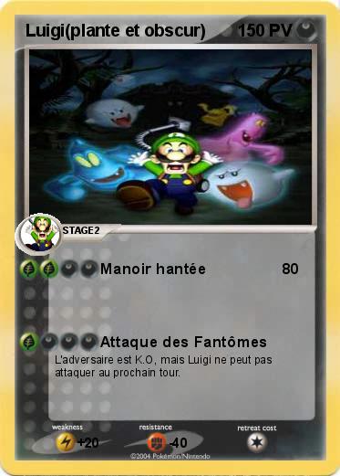 Pokemon Luigi(plante et obscur)
